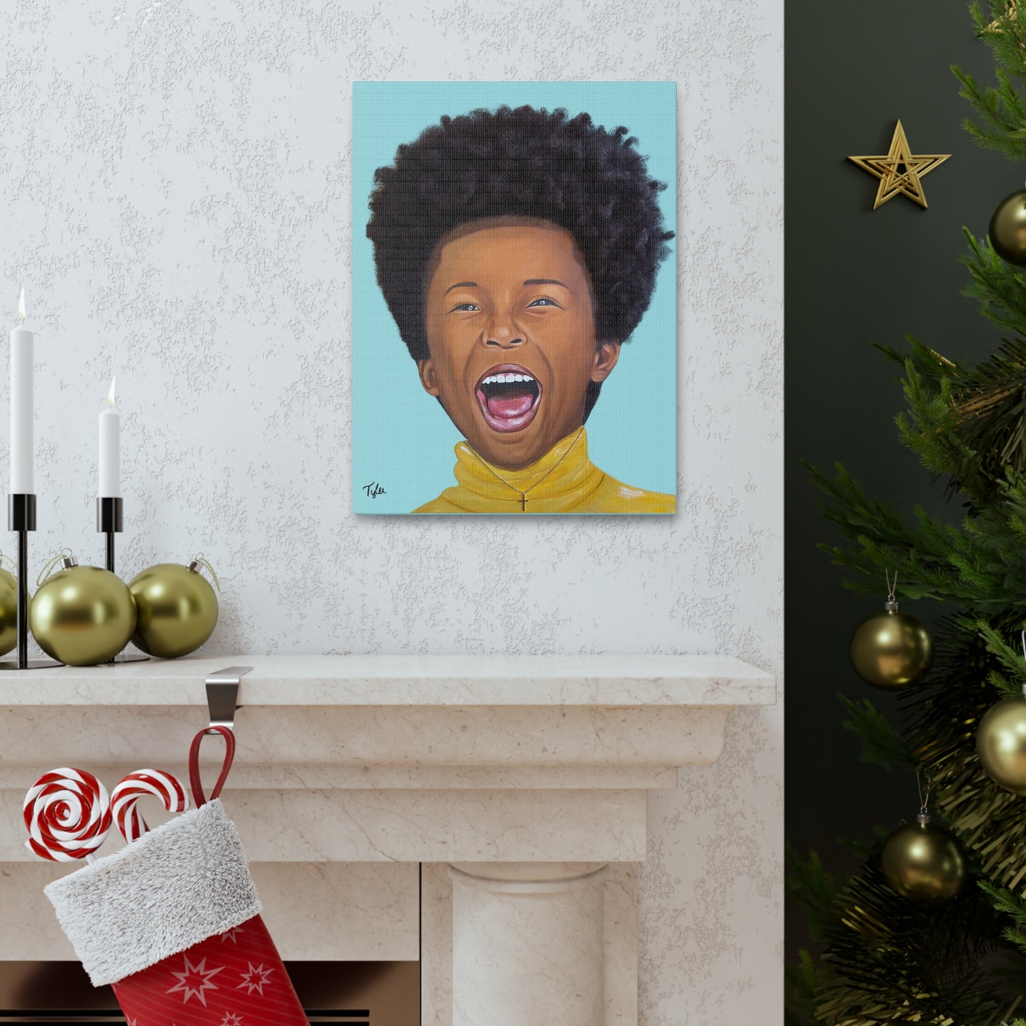 SONshine 2D Canvas Print (No Hair)