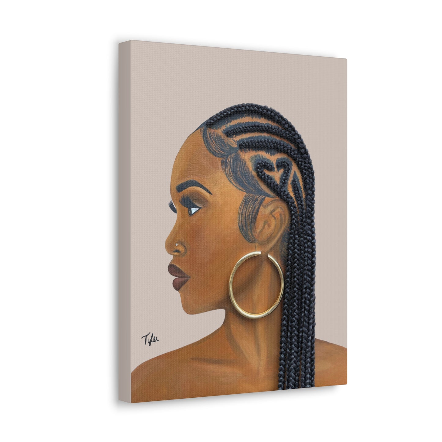 Certified Lover Girl- 2D Canvas Print (No Hair)