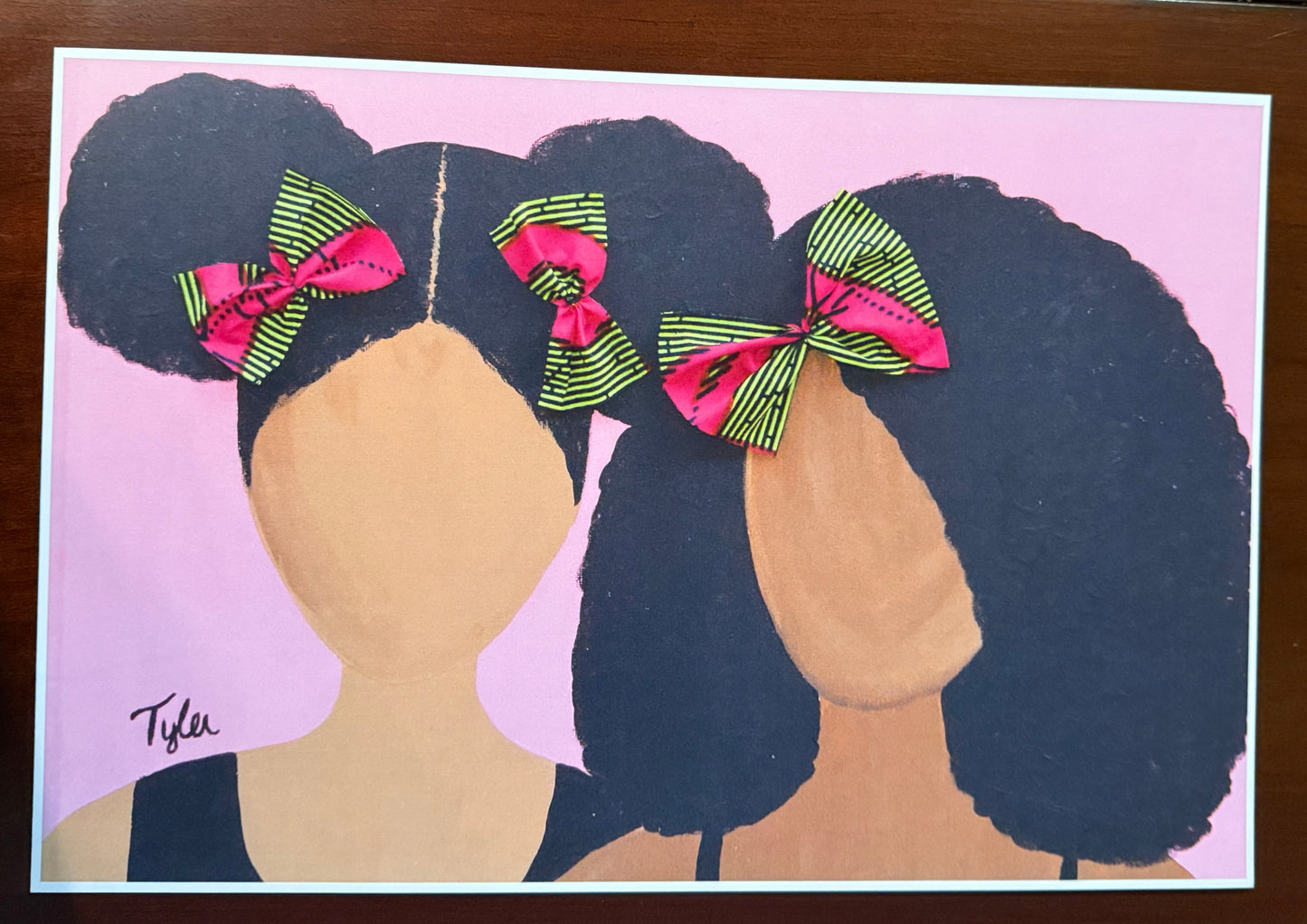 Sister Sister - 12X18 2D Paper Print (No Fabric)