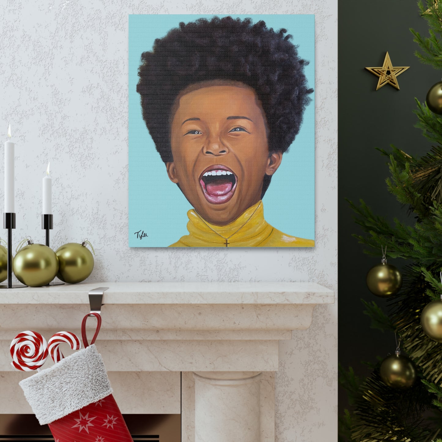 SONshine 2D Canvas Print (No Hair)