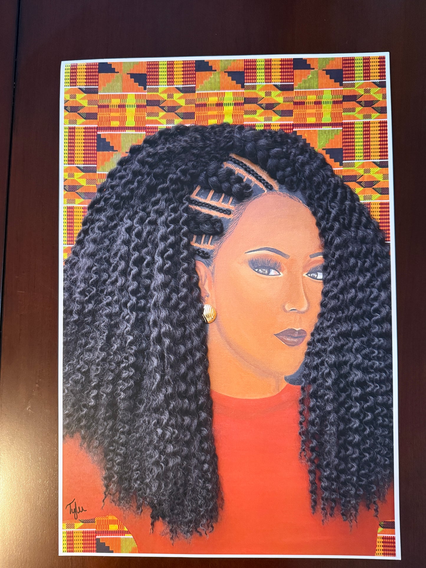 Resilient- 12X18 2D Paper Print (No Hair)