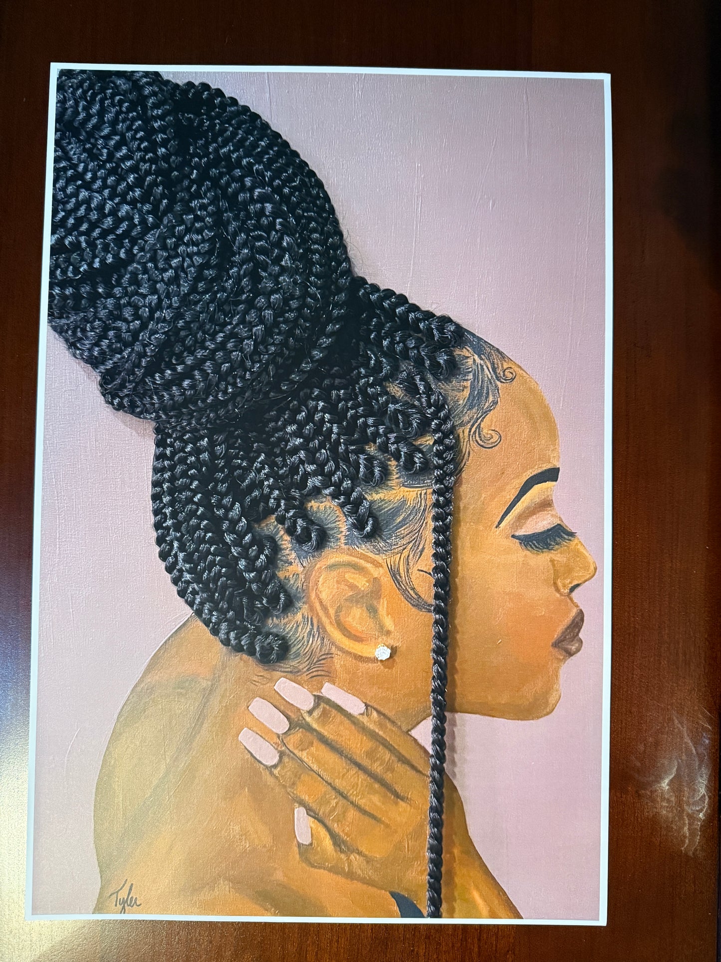 Be Gentle - 12X18 2D Paper Print (No Hair)