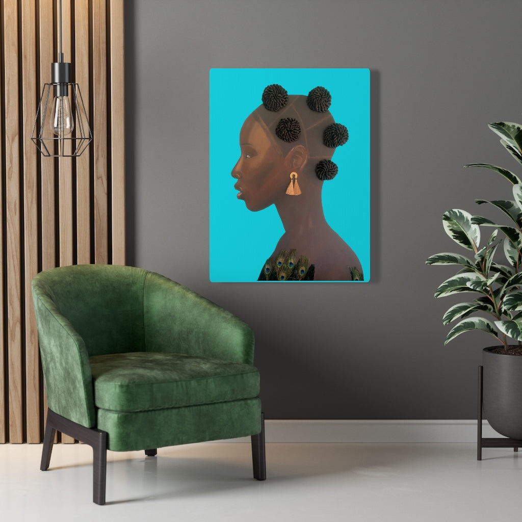 Bold and Beautiful- 2D Canvas Print (no Hair)