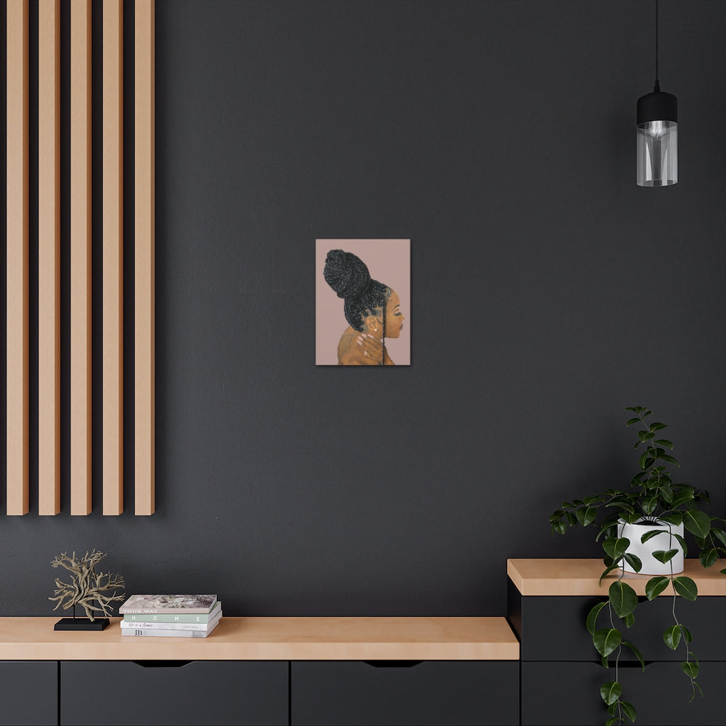 Be Gentle- 2D Canvas Print (no Hair)