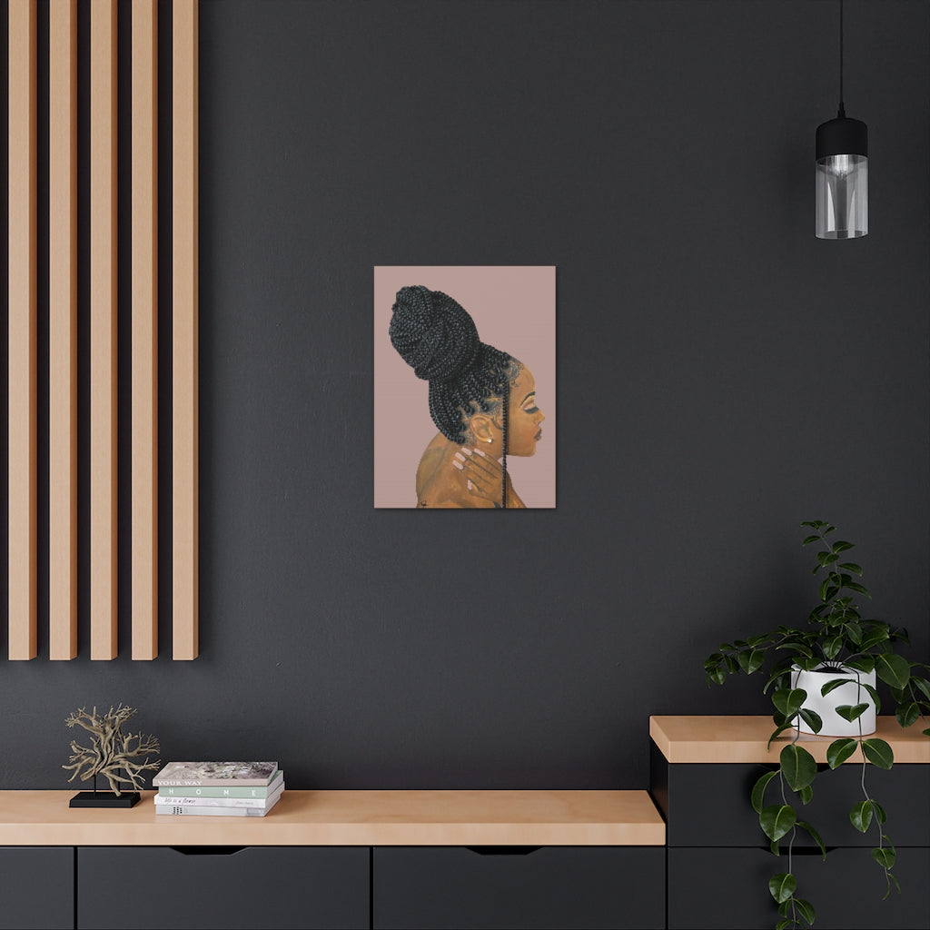 Be Gentle- 2D Canvas Print (no Hair)