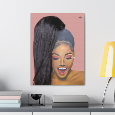 Joyful- 2D Canvas Print (No Hair)