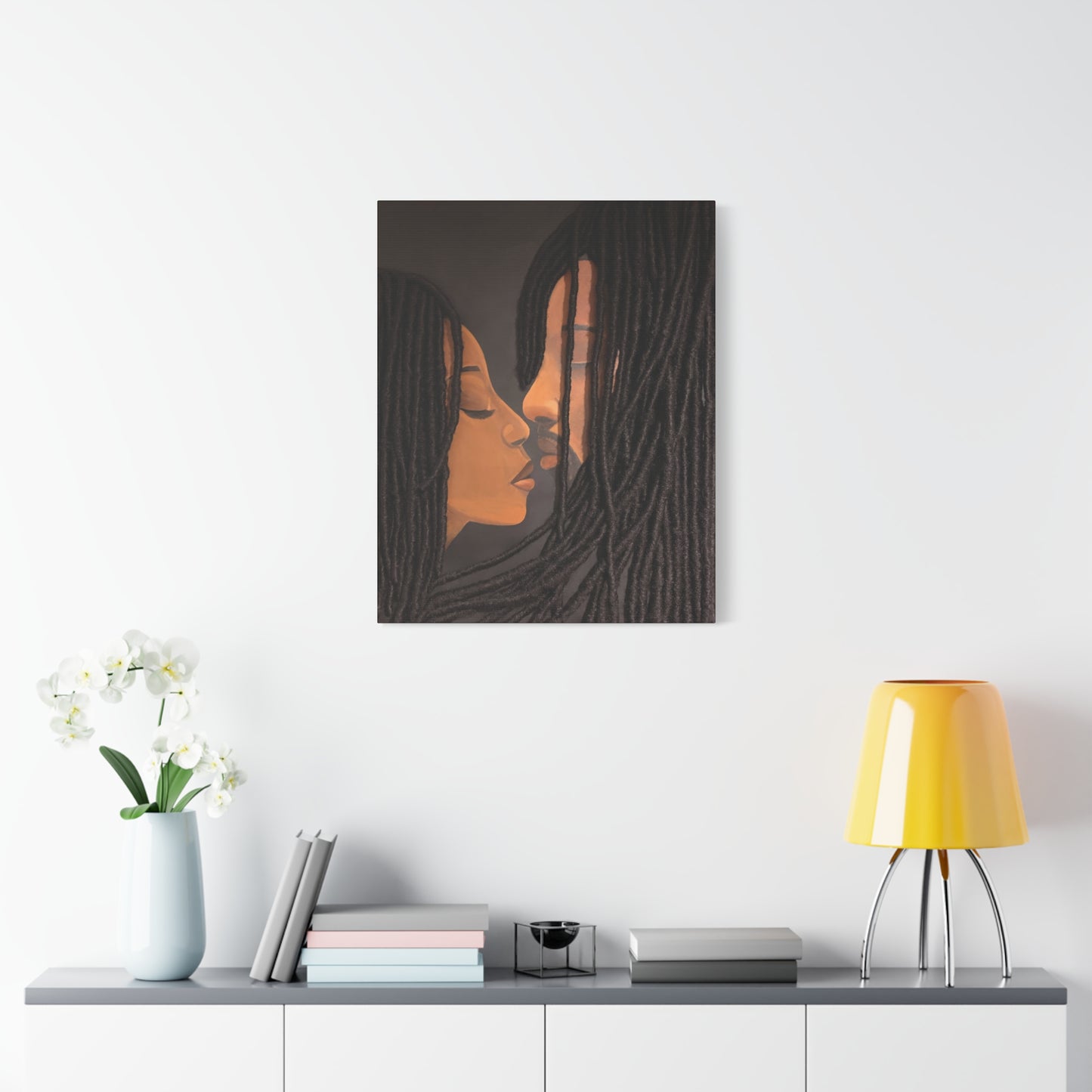InterLocked 2D Canvas Print (No Hair)
