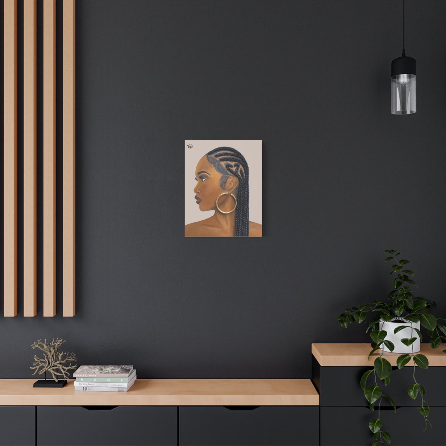 Certified Lover Girl 2D Canvas Print (No Hair)