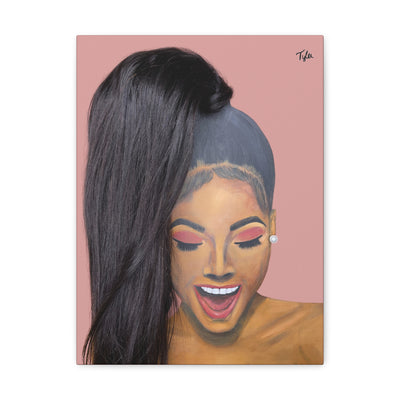 Joyful- 2D Canvas Print (No Hair)