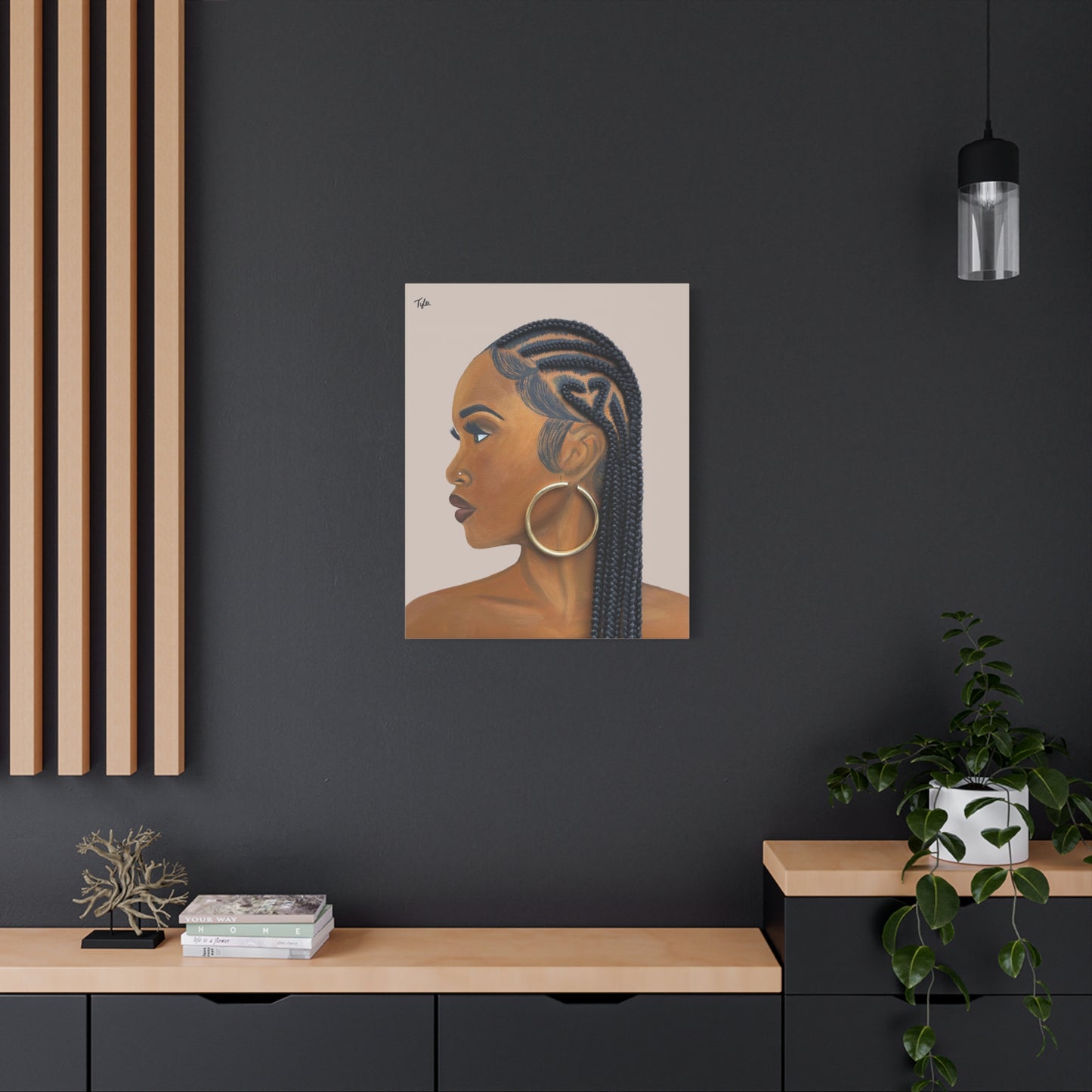 Certified Lover Girl 2D Canvas Print (No Hair)