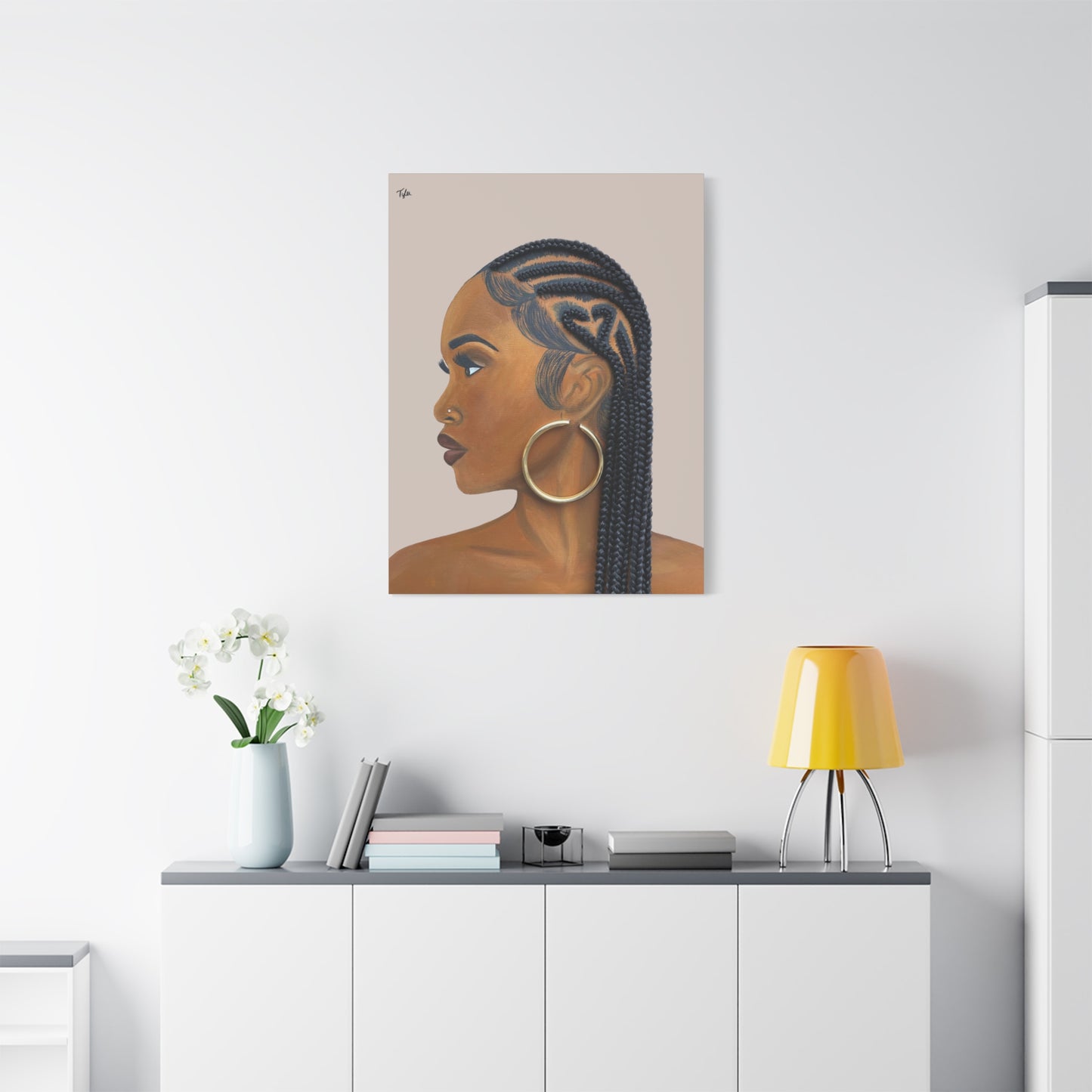 Certified Lover Girl 2D Canvas Print (No Hair)