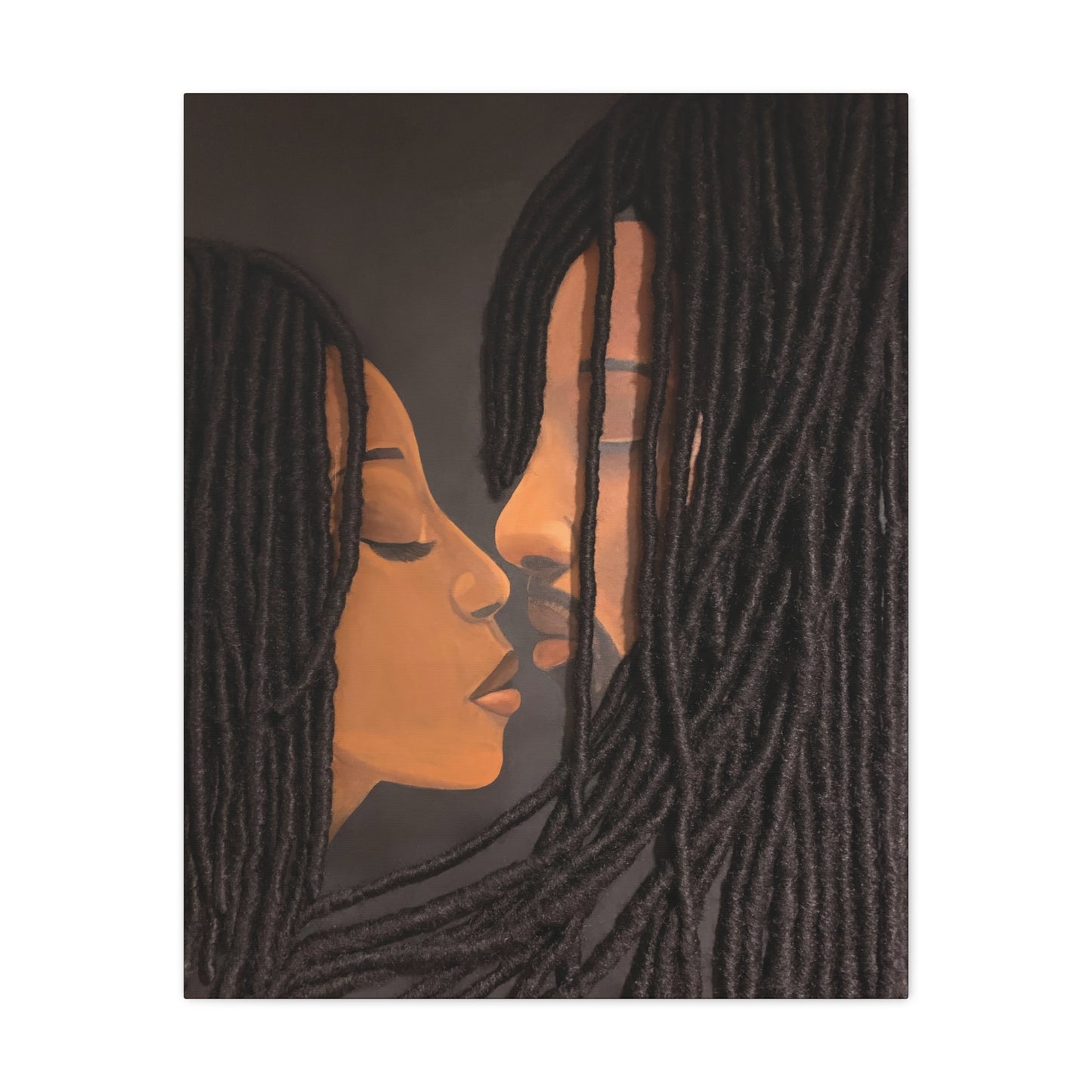 InterLocked 2D Canvas Print (No Hair)