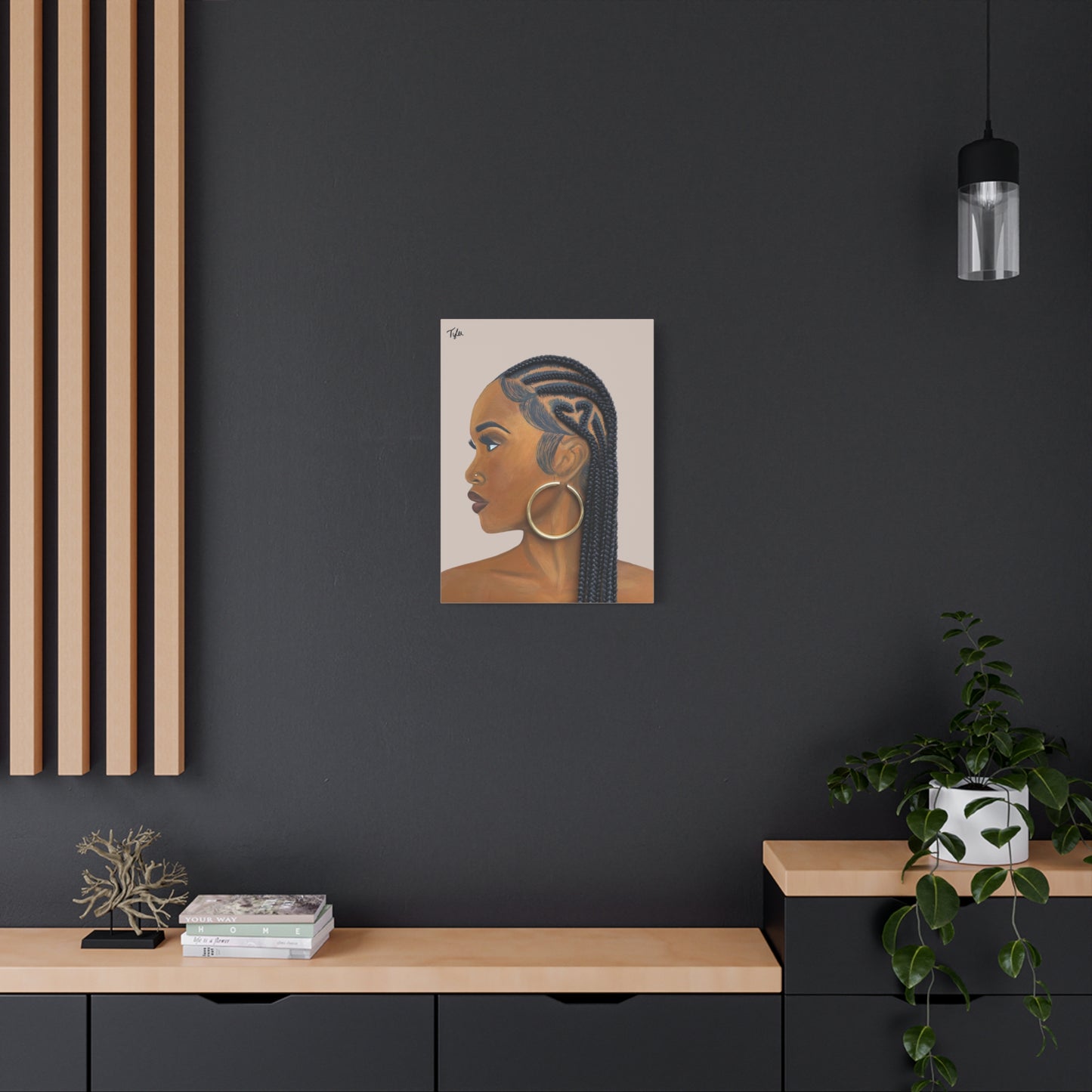 Certified Lover Girl 2D Canvas Print (No Hair)
