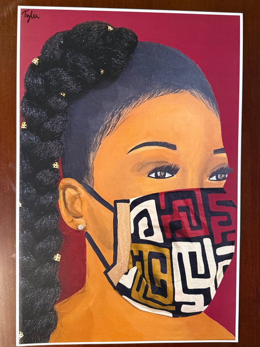 Corona- 12X18 2D Paper Print (No Hair) (Copy)