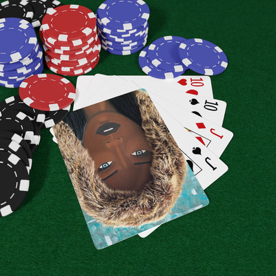 Black Ice 2D Playing Cards (No Hair)