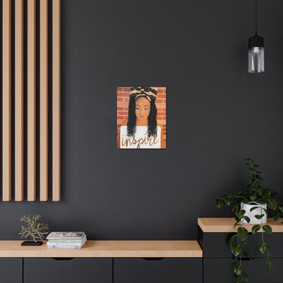 Inspire- 2D Canvas Print (no Hair)