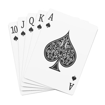 I'd Rather Lose Than Cheat 2D Playing Cards (No Fabric)