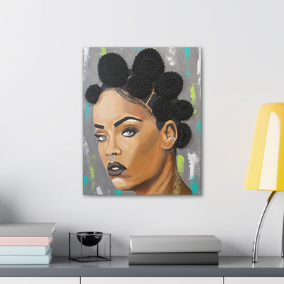 Fenty- 2D Canvas Print (no Hair)