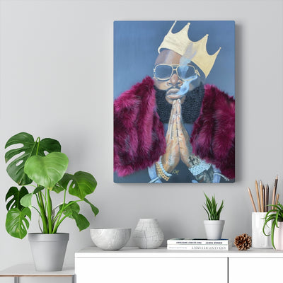 The Boss- 2D Canvas Print (no Hair)