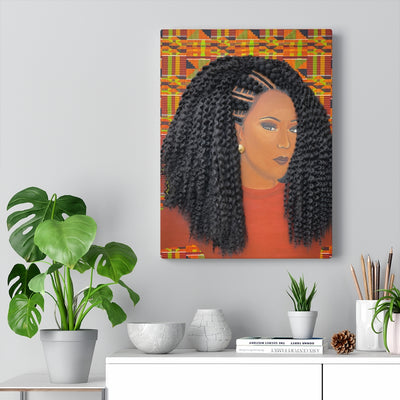 Resilient- 2D Canvas Print (no Hair)