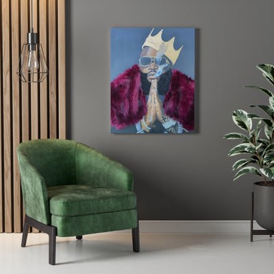 The Boss- 2D Canvas Print (no Hair)