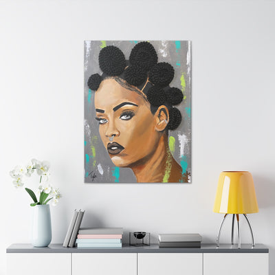 Fenty- 2D Canvas Print (no Hair)