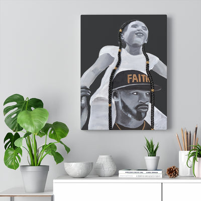 Faith Over Fear- 2D Canvas Print (no Hair)