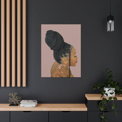 Be Gentle- 2D Canvas Print (no Hair)