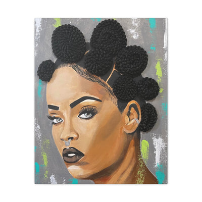 Fenty- 2D Canvas Print (no Hair)