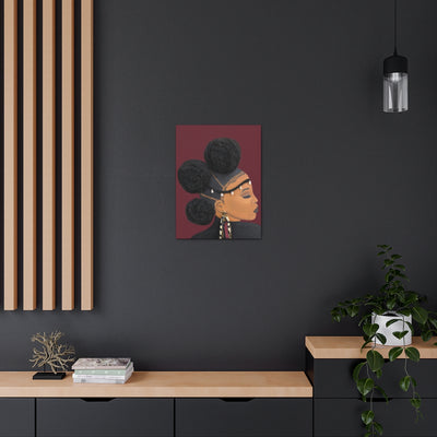 No Vaccine- 2D Canvas Print (No Hair)