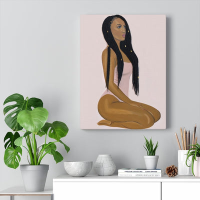 in SECURE- 2D Canvas Print (no Hair)