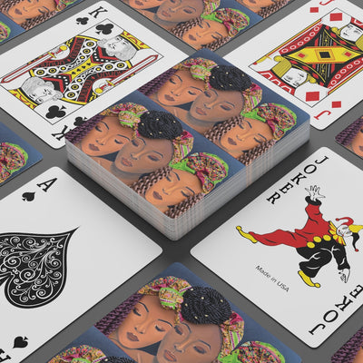 Curl Friends II 2D Playing Cards (No Hair)