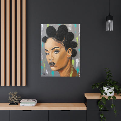 Fenty- 2D Canvas Print (no Hair)