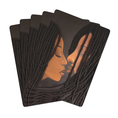 Interlocked 2D Playing Cards (No Hair)