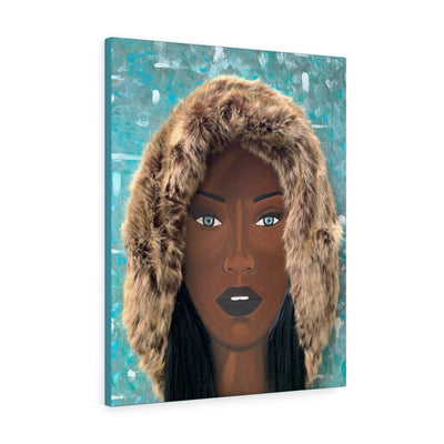 Black Ice- 2D Canvas Print (no Hair)