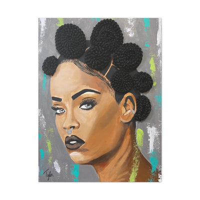 Fenty- 2D Canvas Print (no Hair)