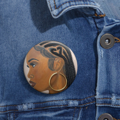 Certified Lover Girl 2D Button (No Hair)