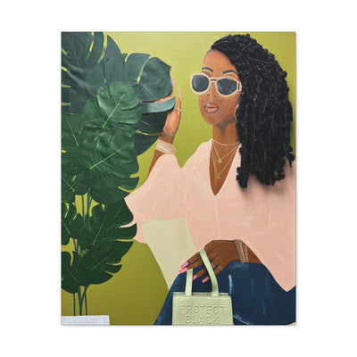 Protected 2D Canvas Print (no Hair)