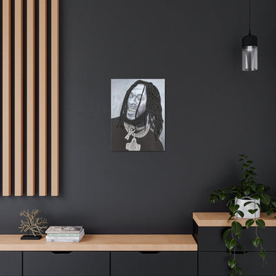 Burna- 2D Canvas Print (no Hair)