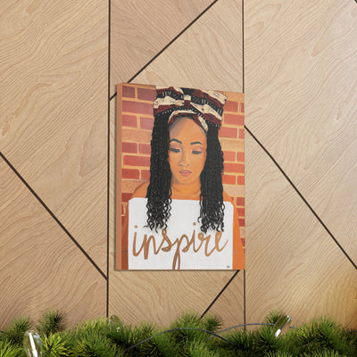 Inspire- 2D Canvas Print (no Hair)